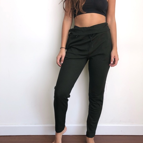 Theory Pants - Theory green drawstring jogger cargo pants L